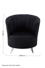 Black Tub Chair | Maci