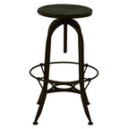 Black and Green Finish Bar Stool | Vasco