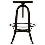 Black and Green Finish Bar Stool | Vasco
