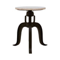 3 Leg Bar Stool with White Marble Top | Vasco
