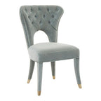 Blue Velvet Tufted Dining Chair | Villi