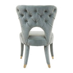 Blue Velvet Tufted Dining Chair | Villi