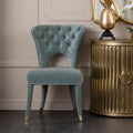 Blue Velvet Tufted Dining Chair | Villi