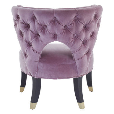 Lilac Velvet Accent Chair | Villi