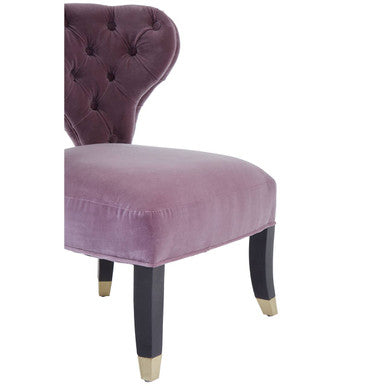 Lilac Velvet Accent Chair | Villi