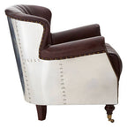Brown Leather Armchair | Victor