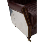 Brown Leather Armchair | Victor