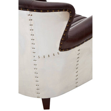 Brown Leather Armchair | Victor