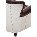 Brown Leather Armchair | Victor