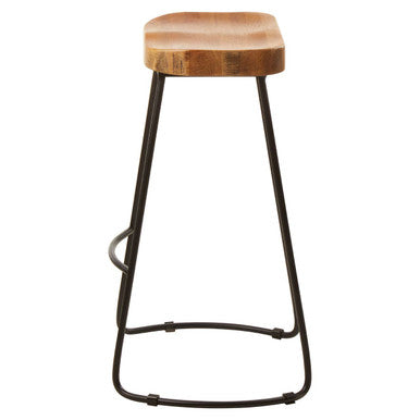 Oak Wood Bar Stool | Lyon