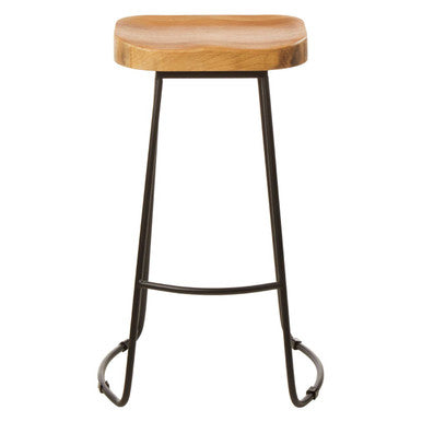 Oak Wood Bar Stool | Lyon