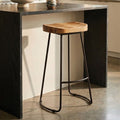 Oak Wood Bar Stool | Lyon