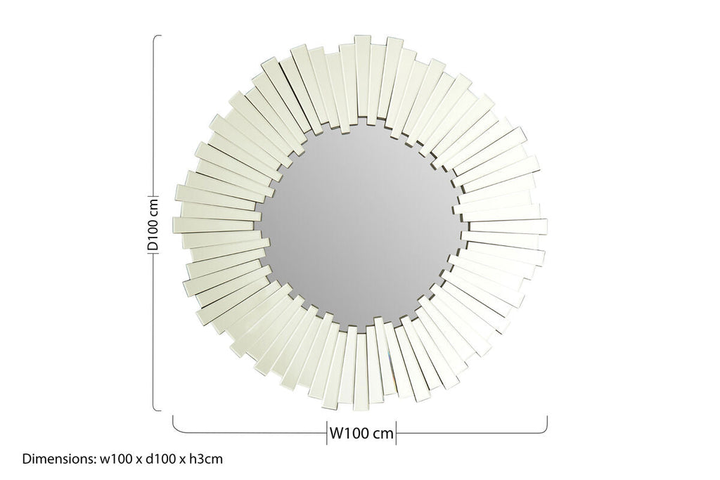 Flared Wall Mirror | Puzzle