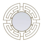 Silver Metal Frame Round Wall Mirror | Jalal