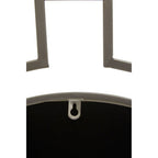 Silver Metal Frame Round Wall Mirror | Jalal
