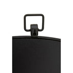 Black Metal Frame Round Wall Mirror | Jacen