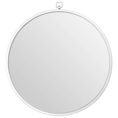 Silver Metal Frame Round Wall Mirror | Jacen