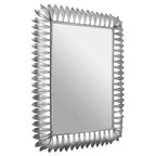Silver Leaf Frame Wall Mirror | Merlin