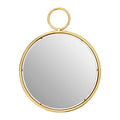 Gold Finish Pendant Wall Mirror | Meissa