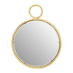Gold Finish Pendant Wall Mirror | Meissa
