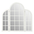 White Finish Dressing Table Mirror | Fret