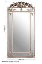 Ornate Wall Mirror with Champagne Finish | Deymonte