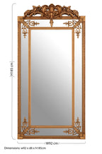 Ornate Mirror with Gold Finish | Deymonte