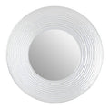 Round Wall Mirror with Silver Finish | Athena