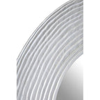 Round Wall Mirror with Silver Finish | Athena