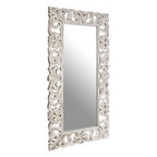 Rectangular Wall Mirror with Silver Finish | Palazio
