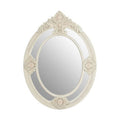 Antique White Ornate Wall Mirror | Eclipse