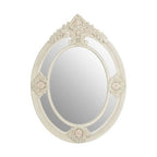 Antique White Ornate Wall Mirror | Eclipse