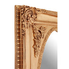 Gold Finish Oval Border Wall Mirror | Marseille