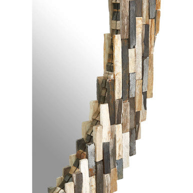 Multi Tile Oval Wall Mirror | Relic