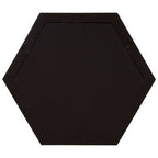 Ivory and Black Hexagonal Wall Mirror | Harlo
