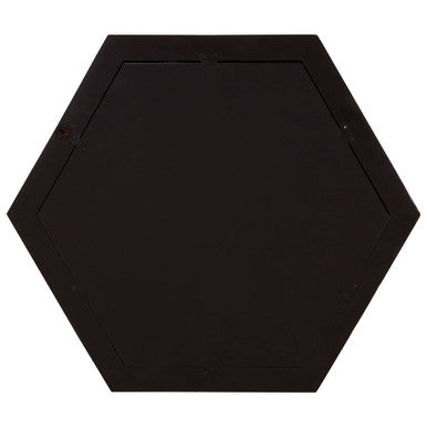 Ivory and Black Hexagonal Wall Mirror | Harlo
