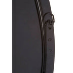 Black Finish Round Wall Mirror | Descartes