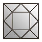Black Metal Frame Wall Mirror | Descartes
