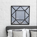 Black Metal Frame Wall Mirror | Descartes