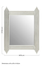 Stainless Steel Frame Wall Mirror | Clarice