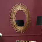 Phalanx Oval Wall Mirror