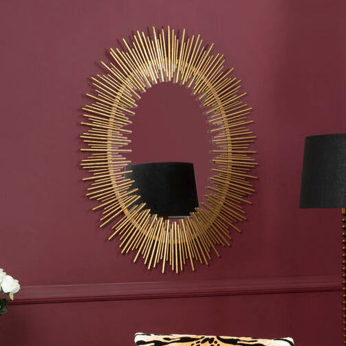 Phalanx Oval Wall Mirror