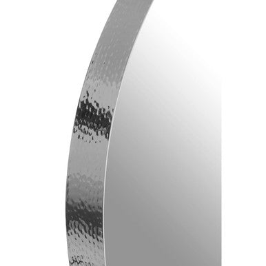 Large Nickel Finish Wall Mirror | Leonov