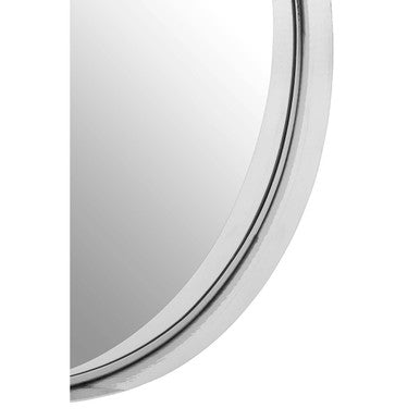 Large Nickel Finish Wall Mirror | Leonov