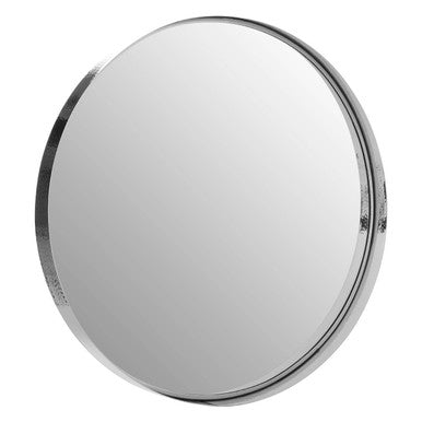 Small Nickel Finish Wall Mirror | Leonov