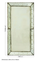 Large Bubble Effect Wall Mirror | Riza