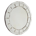 Round and Mosaic Effect Wall Mirror | Riza