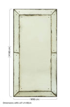 Large Panelled Wall Mirror | Riza