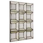 Medium Multi Box Design Wall Mirror | Riza