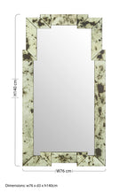 Rectangular and Cut Out Frame Wall Mirror | Riza